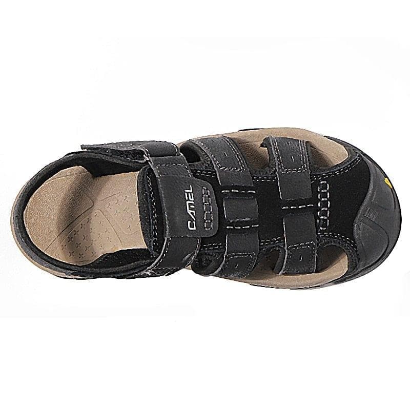 CAMEL Fashion Comfortable Soft Roman Gladiator Genuine Leather Sandals Men Beathable Outdoor Hiking Summer Footwear - Premium Men's Sandal from eprolo - Just $69.99! Shop now at Handbags Specialist Headquarter