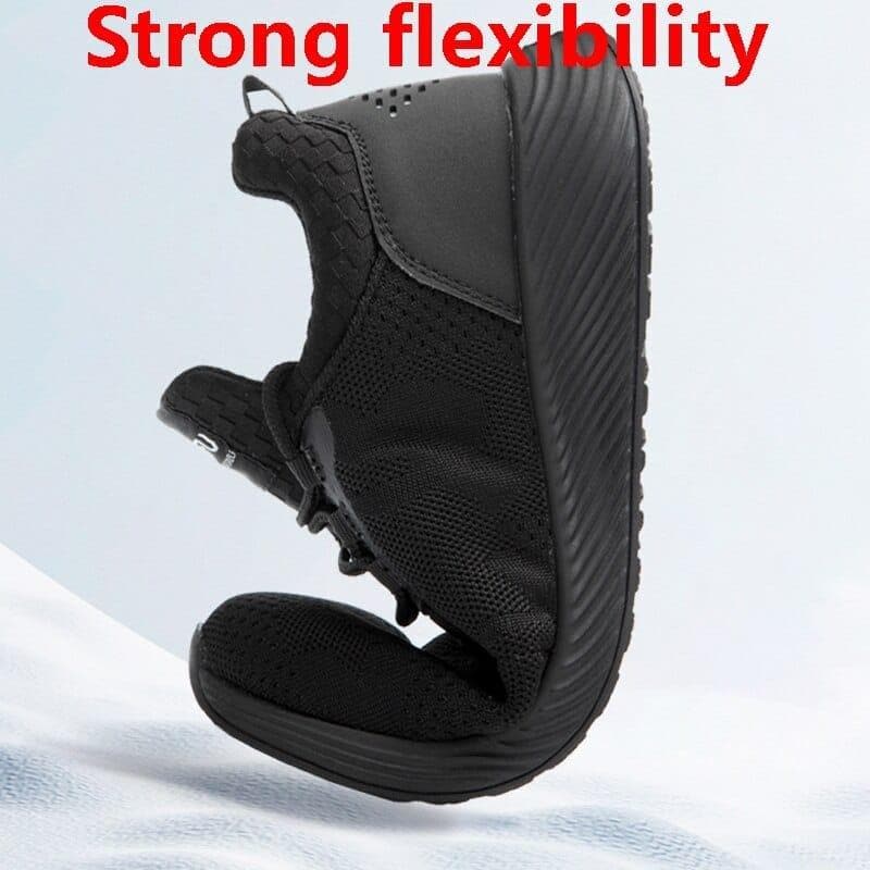 Steel Toe Safety Men Work Shoes Summer Fashion Breathable Slip On Boots Casual Mens Shoe Puncture Proof Safe Work - Premium Men's shoes from eprolo - Just $60.14! Shop now at Handbags Specialist Headquarter