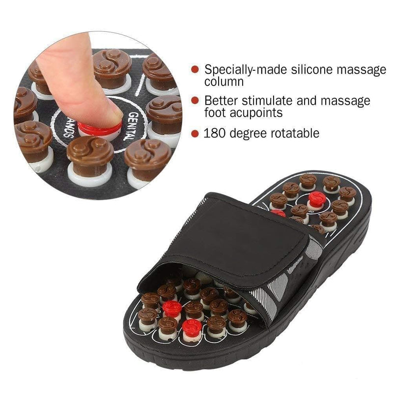 Foot Massage Slippers Acupuncture Therapy Massager Shoes For Foot Acupoint Activating Reflexology Feet Care Massageador Sandal - Premium 200001357 from VamsLuna Official Store (Aliexpress) - Just $23.16! Shop now at Handbags Specialist Headquarter