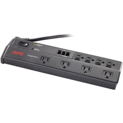 Apc 8-outlet Essential Surgearrest Surge Protector (telephone Protection) (pack of 1 Ea) - Premium Power and Surge from APC - Just $61.75! Shop now at Handbags Specialist Headquarter