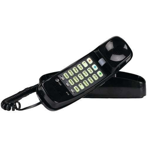 Att Corded Trimline Phone With Lighted Keypad (black) (pack of 1 Ea) - Premium Telephones from ATT - Just $46.8! Shop now at Handbags Specialist Headquarter