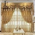 American Curtains for Living Dining Room Bedroom Imported High-grade Velvet Retro Stage Wine Red Exhibition Hall Background - Premium DÉCOR from NewBeelity Store - Just $11.99! Shop now at Handbags Specialist Headquarter