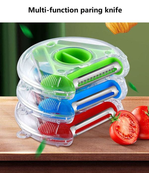 Direct Selling Three-in-One Peeler Grater Household Potato Peeler Artifact Multifunctional Rotating Peeler - Premium  from eprolo - Just $18.82! Shop now at Handbags Specialist Headquarter
