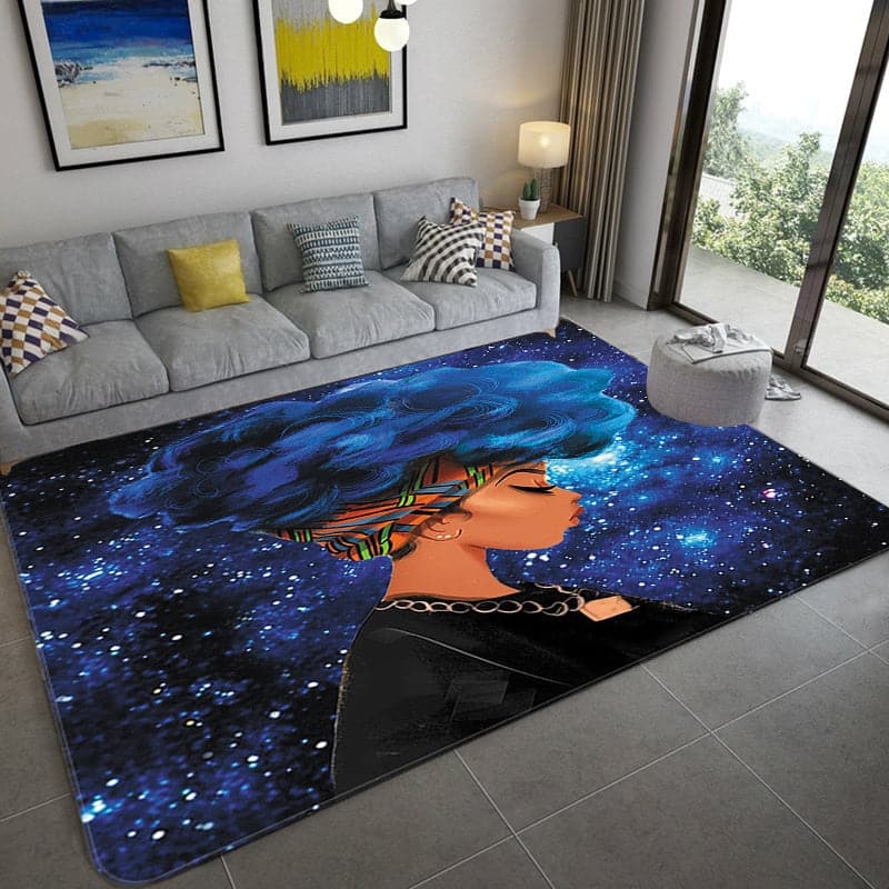 Nordic 3D Printed Large Carpet Space Series Floor Mat Living Room Home Decor Bedroom Rug Prayer Upholstery