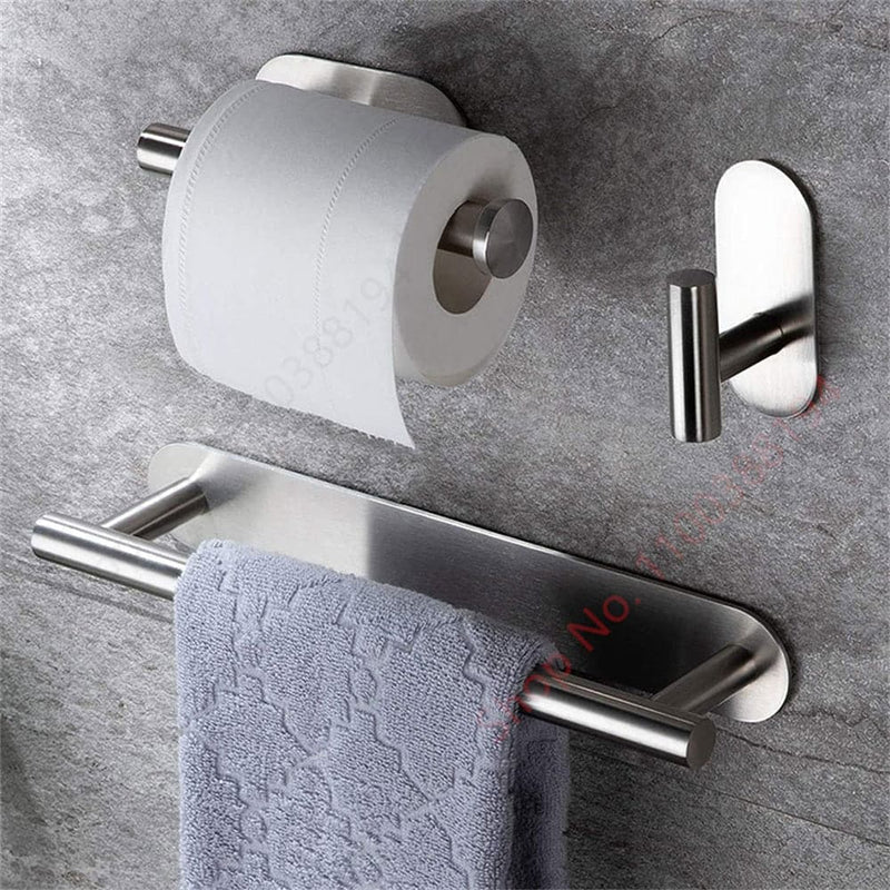 Adhesive Toilet Paper Holder - Stylish and Convenient Bathroom Accessory - Premium Towel Set from eprolo - Just $17.99! Shop now at Handbags Specialist Headquarter