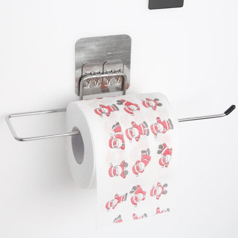 Toilet Paper Holder Hanging Bathroom Tissue Holder Towel Rack Rag Storage Rack Toilet Wall Mount Paper Holder Kitchen Wall Hook - Premium DECOR from eprolo - Just $17.99! Shop now at Handbags Specialist Headquarter