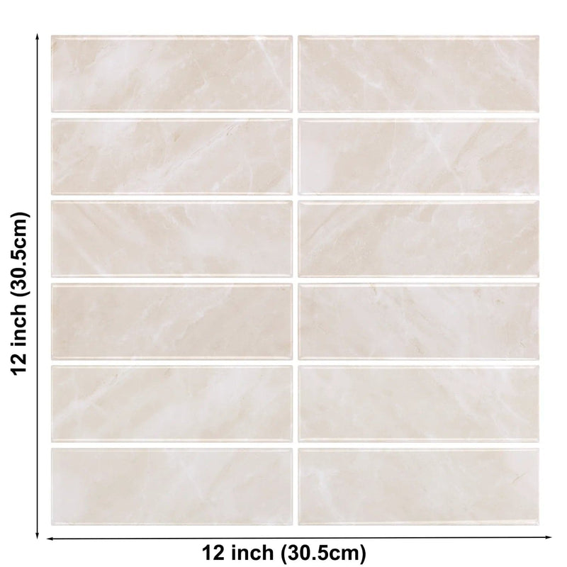 Vividtiles 30.5x30.5cm 3D Peel and Stick Mosaic Wall Tiles Self Adhesive Waterproof Heatproof Vinyl Wallpaper -5 Sheets - Premium DECOR from WJ D-I-Y HomeDecoration Store - Just $13.19! Shop now at Handbags Specialist Headquarter