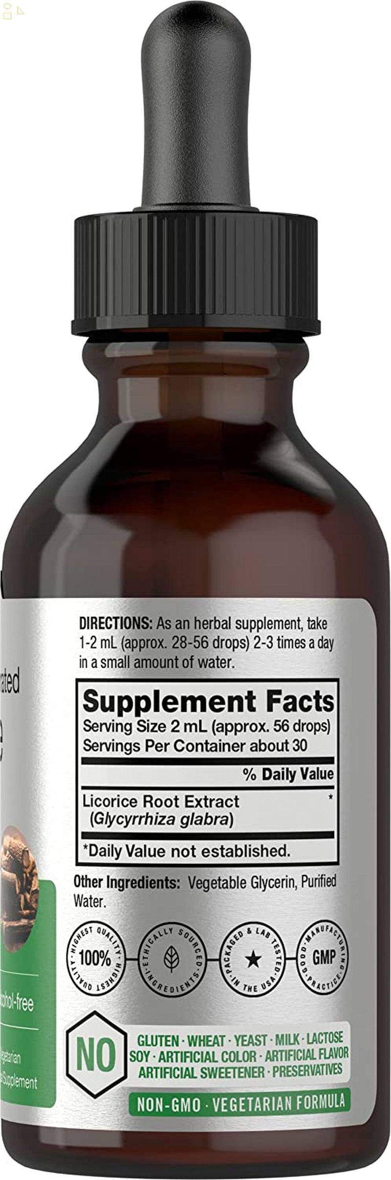 Licorice Root Extract | 2 Fl Oz | Alcohol Free Tincture | Vegetarian, Non-Gmo, Gluten Free Liquid - Premium Health Care from As Seen - Just $31.70! Shop now at Handbags Specialist Headquarter