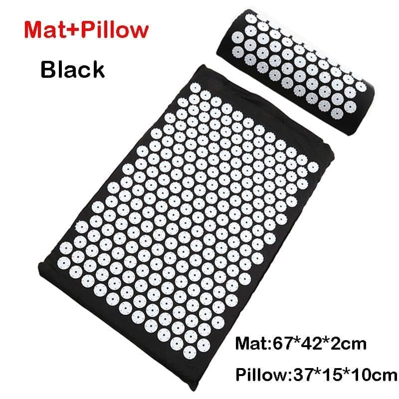 Acupressure Mat Head Neck Back Foot Massage Cushion Pillow Yoga Spike Mat Anti-stress Acupuncture pad Needle Massager - Premium 200001357 from Viperson Store (Aliexpress) - Just $19.63! Shop now at Handbags Specialist Headquarter