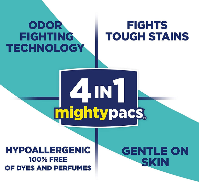 All Mighty Pacs Laundry Detergent, Free Clear Odor Relief, Tub, 56 Count (Pack of 2), 112 Total Loads - Premium Trash Bags from Visit the Sunlight Store - Just $16.99! Shop now at Handbags Specialist Headquarter