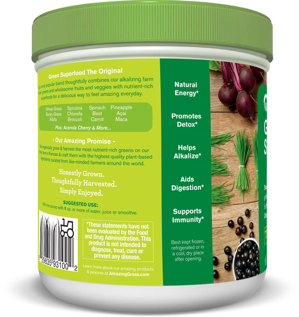Amazing grass green superfood powder, original, 30 servings - Premium health from Amazing Grass - Just $41.96! Shop now at Handbags Specialist Headquarter