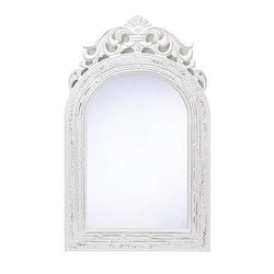 Arched Top White Wall Mirror - Premium Accent Plus from Accent Plus - Just $51.05! Shop now at Handbags Specialist Headquarter
