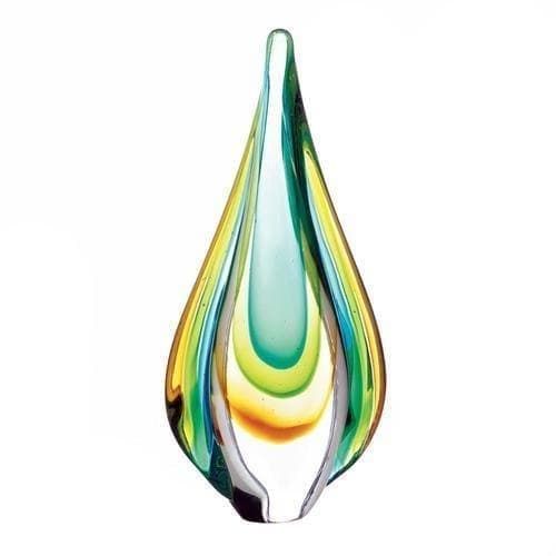 Art Glass Water Drop Statue - Premium Accent Plus from Accent Plus - Just $56.00! Shop now at Handbags Specialist Headquarter
