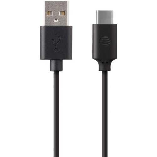 At&amp;amp;t Usb To Usb-c Charge &amp;amp; Sync Cable&#44; 3.3ft (black) (pack of 1 Ea) - Premium Adapters and Cables from AT&T(R) - Just $31.94! Shop now at Handbags Specialist Headquarter