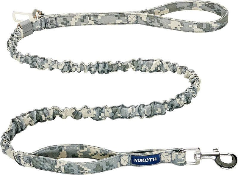 AUROTH Heavy Duty Bungee Dog Leash for Medium Large Breed Dogs, No Pull for Shock Absorption with Car Seat Belt, 2 Padded Handles 4.5FT 6FT Training Dog Leash - Premium Pets from Visit the AUROTH Store - Just $17.99! Shop now at Handbags Specialist Headquarter