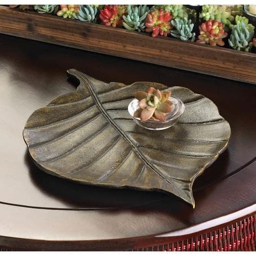 Avery Leaf Decorative Tray - Premium Accent Plus from Accent Plus - Just $56.00! Shop now at Handbags Specialist Headquarter