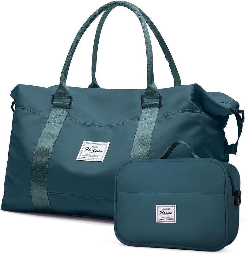 Travel Duffel Bag, Sports Tote Gym Bag, Shoulder Weekender Overnight Bag for Women - Premium BAGS AND HANDBAGS from Visit the HYC00 Store - Just $39.99! Shop now at Handbags Specialist Headquarter