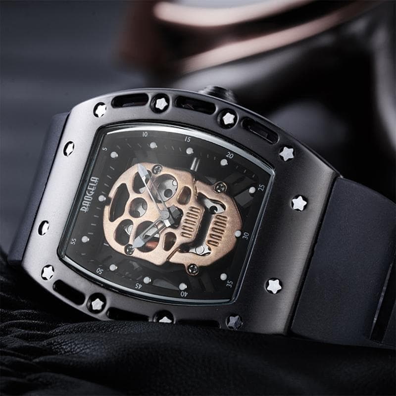 BAOGELA Men Watches Pirate Hollow Silica Wristwatch - Premium Men watch from eprolo - Just $49.78! Shop now at Handbags Specialist Headquarter