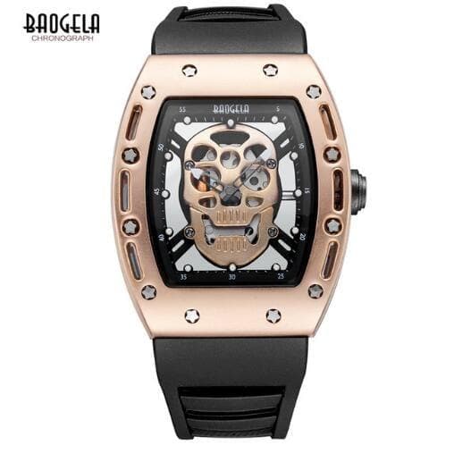 BAOGELA Men Watches Pirate Hollow Silica Wristwatch - Premium Men watch from eprolo - Just $49.78! Shop now at Handbags Specialist Headquarter