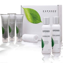 Basic Kit by Exposed Skin Care - Acne Treatment System (60 Day Supply) Heals and Prevents Teen/Adult Breakouts with Benzoyl Peroxide + Salicylic Acid and Healthy Natural Extracts - Premium  from Exposed Skin Care - Just $119.82! Shop now at Handbags Specialist Headquarter