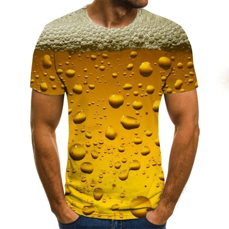 Beer 3D Print T Shirt It's Time Letter Women Men Funny Novelty T-shirt Short Sleeve Tops Unisex Outfit Clothing - Premium MEN T-SHIRT from eprolo - Just $19.24! Shop now at Handbags Specialist Headquarter