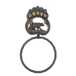 Black Bear Paw Towel Ring - Premium Accent Plus from Accent Plus - Just $40.44! Shop now at Handbags Specialist Headquarter