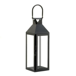 Black Manhattan Candle Lantern - Premium Gallery of Light from Gallery of Light - Just $44.75! Shop now at Handbags Specialist Headquarter