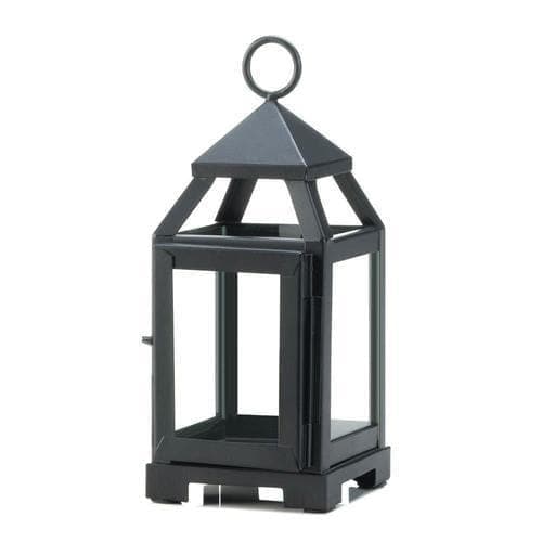 Black Mini Contemporary Lantern - Premium Gallery of Light from Gallery of Light - Just $39.74! Shop now at Handbags Specialist Headquarter