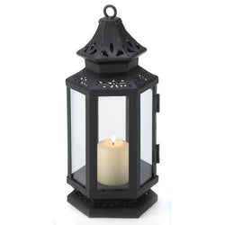 Black Stagecoach Lantern - Premium Gallery of Light from Gallery of Light - Just $37.93! Shop now at Handbags Specialist Headquarter