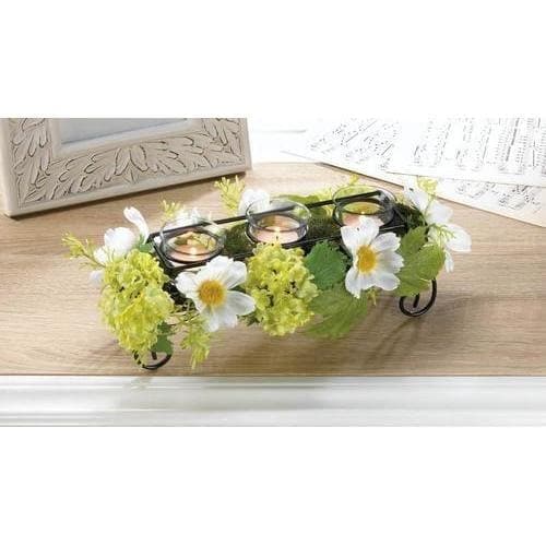 Blooming Faux Daisy Candle Holder - Premium Accent Plus Towel Set from Accent Plus - Just $48.49! Shop now at Handbags Specialist Headquarter