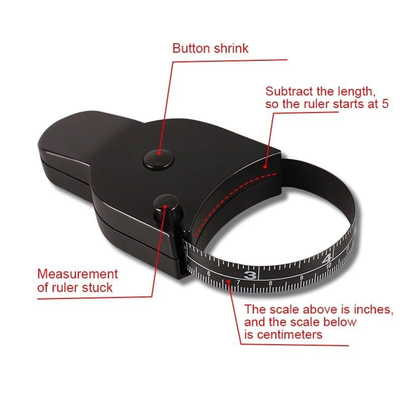 Body Measuring Tape Automatic Telescopic Tape Measure Measuring Film for Body Metric Centimeter Tape 1.5M Sewing Tailor Meter - Premium health from eprolo - Just $12.99! Shop now at Handbags Specialist Headquarter