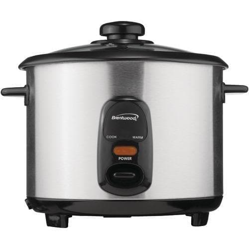 Brentwood Stainless Steel 10-cup Rice Cooker (pack of 1 Ea) - Premium Kitchen Helpers from BRENTWOOD - Just $55.69! Shop now at Handbags Specialist Headquarter