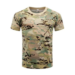 Camouflage Tactical Shirt Short Sleeve Men's Quick Dry Combat T-Shirt Military Army T Shirt Camo Outdoor Hiking Hunting Shirts - Premium MEN T-SHIRT from eprolo - Just $18.50! Shop now at Handbags Specialist Headquarter