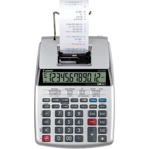 Canon P23-dhv-3 Printing Calculator (pack of 1 Ea) - Premium Calculators from CANON(R) - Just $68.34! Shop now at Handbags Specialist Headquarter