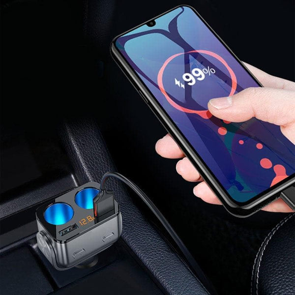 Car Cigarette Lighter Socket Splitter Charger Dual USB QC 3.0 Quick Charge 12V Auto Cigarette Lighter Sockets Power Adapter Plug - Premium AUTO ELECTRONICS from eprolo - Just $24.99! Shop now at Handbags Specialist Headquarter