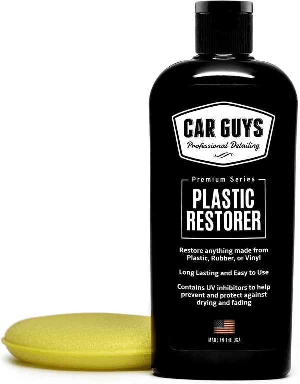 CAR GUYS Plastic Restorer - the Ultimate Solution for Bringing Rubber, Vinyl and Plastic Back to Life! - 8 Oz Kit - Premium  from CAR GUYS - Just $33.69! Shop now at Handbags Specialist Headquarter
