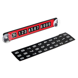 Car Temporary Parking Card Phone Number Card Plate with Sucker Magnetic Puzzle Car Sticker Car Styling Auto Accessories - Premium AUTO ELECTRONICS from eprolo - Just $9.99! Shop now at Handbags Specialist Headquarter