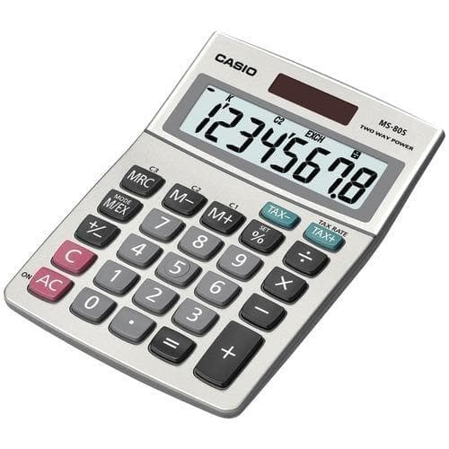 Casio Solar Desktop Calculator With 8-digit Display (pack of 1 Ea) - Premium Calculators from CASIO - Just $41.02! Shop now at Handbags Specialist Headquarter