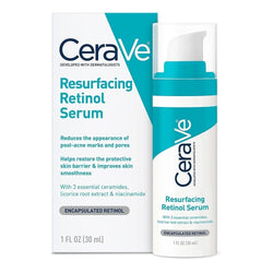 Cerave Retinol Serum for Post-Acne Marks and Skin Texture | Pore Refining, Resurfacing, Brightening Facial Serum with Retinol | Fragrance Free & Non-Comedogenic| 1 Oz - Premium  from CeraVe - Just $30.51! Shop now at Handbags Specialist Headquarter