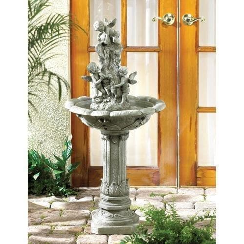 Cherub Garden Fountain - Premium Cascading Fountains from Cascading Fountains - Just $183.09! Shop now at Handbags Specialist Headquarter
