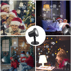 Christmas Snowflake Projector Lights, Weatherproof Led Snowfall Lights Outdoor Patio Garden Decorative Lighting for Christmas Xmas Holiday Wedding Indoor Home Party Decoration Show - Premium HOLIDAY LIGHTING from Visit the ForChic Store - Just $49.99! Shop now at Handbags Specialist Headquarter