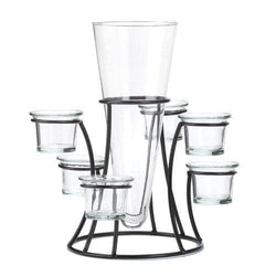 Circular Candle Stand Centerpiece Vase - Premium Accent Plus from Accent Plus - Just $45.07! Shop now at Handbags Specialist Headquarter