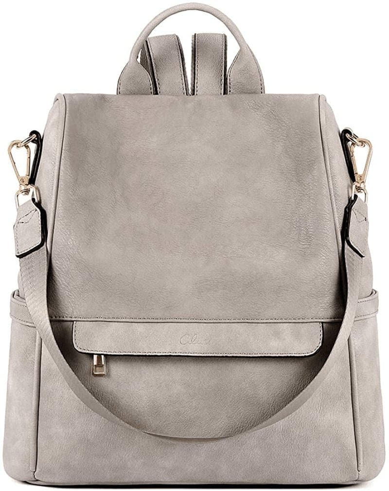 CLUCI Women Backpack Purse Fashion Leather Large Designer Travel Ladies Shoulder Bags