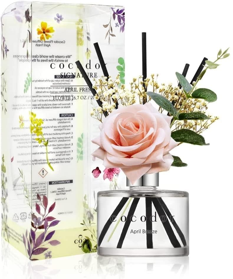 COCODOR Preserved Real Flower Reed Diffuser / Lovely Peony / 6.7oz(200ml) / 1 Pack / Reed Diffuser Set, Oil Diffuser & Reed Diffuser Sticks, Home Decor & Office Decor, Fragrance and Gifts - Premium HOME FRAGRANCES from Visit the Cocod'or Store - Just $33.99! Shop now at Handbags Specialist Headquarter