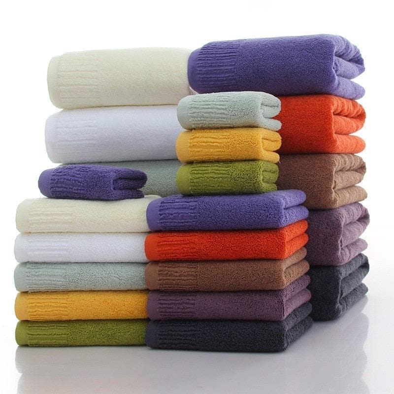 Cotton Thicken bath towel set hand towel face towel and bath towels for adults 10 colors  100% cotton - Premium Towel Set from eprolo - Just $29.99! Shop now at Handbags Specialist Headquarter
