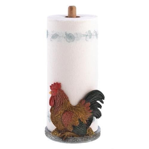 Country Rooster Paper Towel Holder - Premium Accent Plus from Accent Plus - Just $44.14! Shop now at Handbags Specialist Headquarter