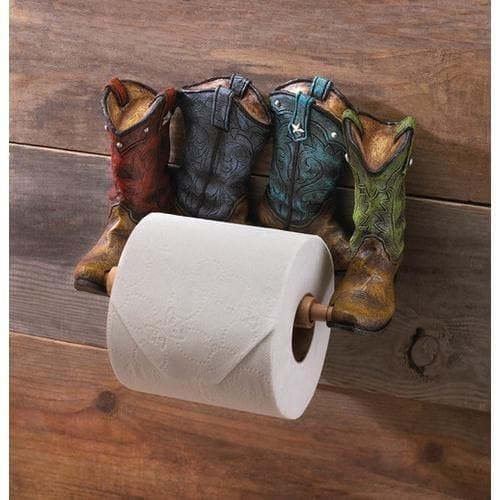 Cowboy Boots Toilet Paper Holder - Premium Accent Plus from Accent Plus - Just $47.94! Shop now at Handbags Specialist Headquarter