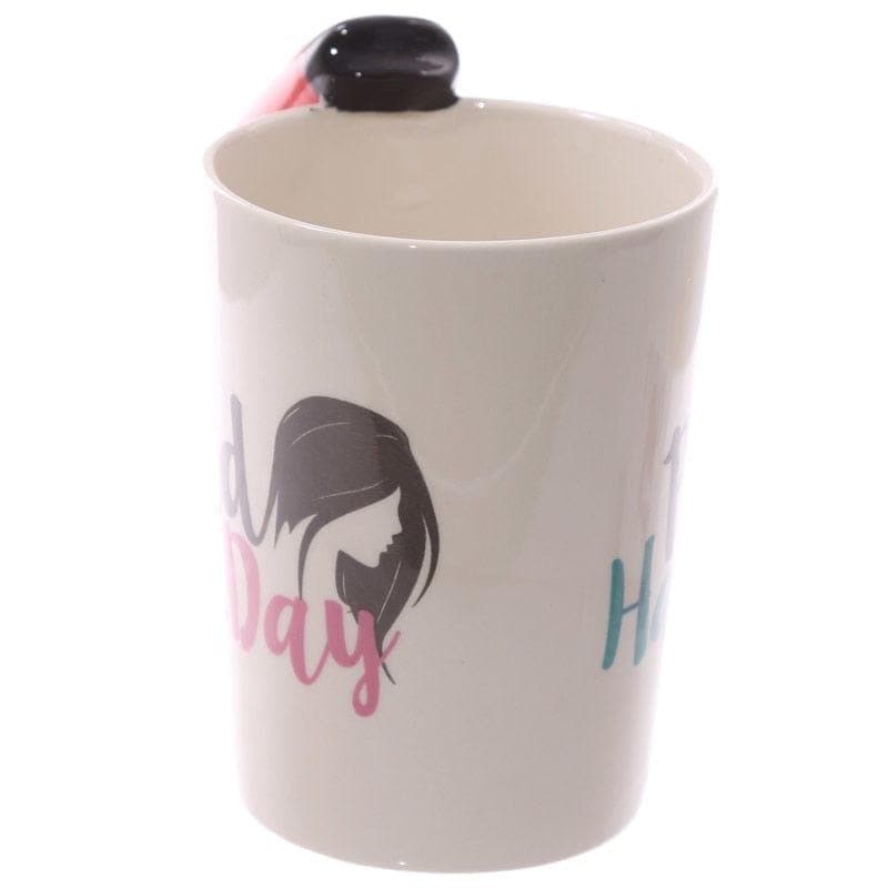 Creative Ceramic Hair Dryer Mug Ladies Tool Hair Dryer C Hair Salon Bathroom Decor Vanity Decor Coffee Cup Hairdresser Gift - Premium Cups from eprolo - Just $23.66! Shop now at Handbags Specialist Headquarter