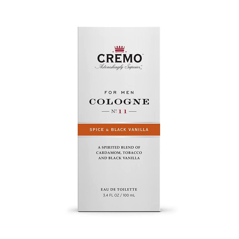 Cremo Spice & Black Vanilla Cologne Spray, An Explosion of Vibrant Spices, Tobacco and Black Vanilla, 3.4 Oz - Premium FRAGRANCES FOR MEN from Visit the Cremo Store - Just $25.99! Shop now at Handbags Specialist Headquarter