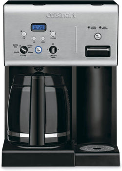 Cuisinart Coffee plus 12-Cup Programmable Coffeemaker and Hot Water System, Black/Stainless - Premium  from Cuisinart - Just $125.12! Shop now at Handbags Specialist Headquarter
